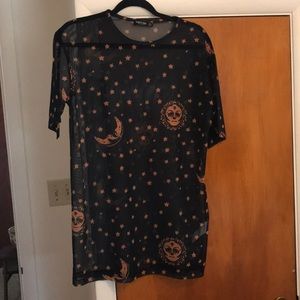 Star, Moon, and Sun Mesh Dress